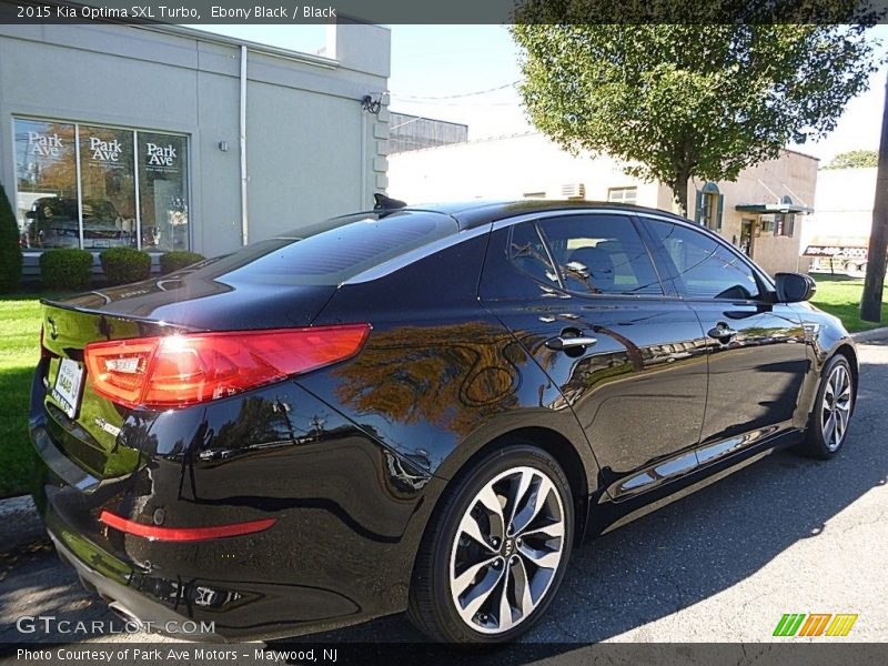 Ebony Black / Black 2015 Kia Optima SXL Turbo