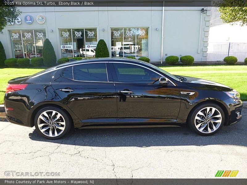 Ebony Black / Black 2015 Kia Optima SXL Turbo