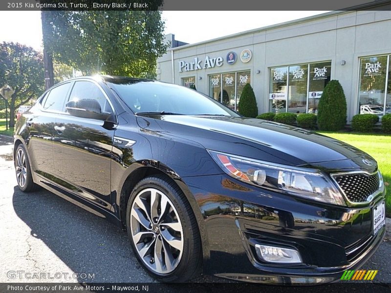 Ebony Black / Black 2015 Kia Optima SXL Turbo