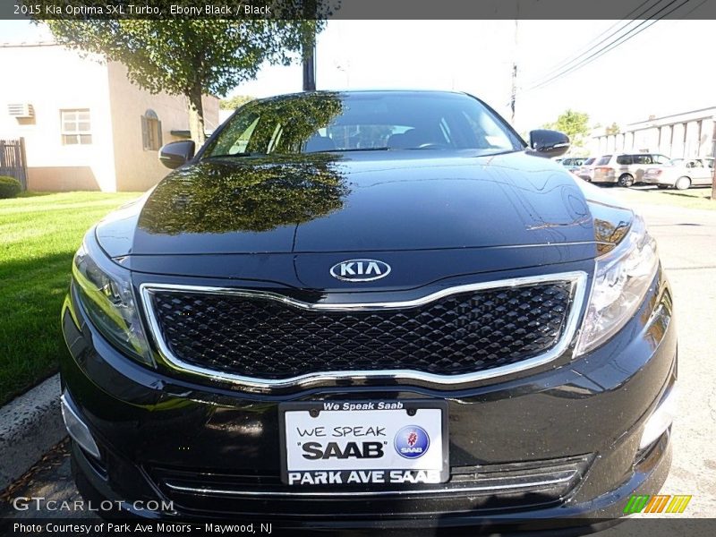 Ebony Black / Black 2015 Kia Optima SXL Turbo