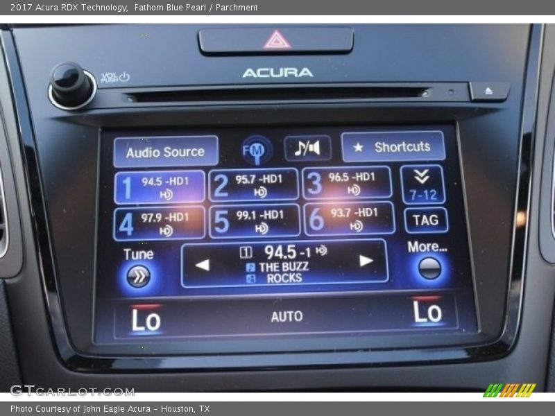 Fathom Blue Pearl / Parchment 2017 Acura RDX Technology