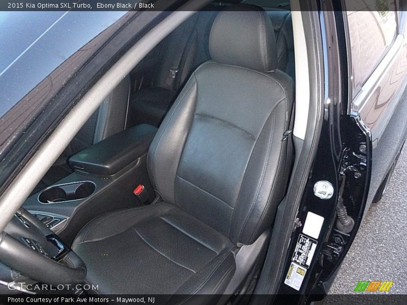 Ebony Black / Black 2015 Kia Optima SXL Turbo