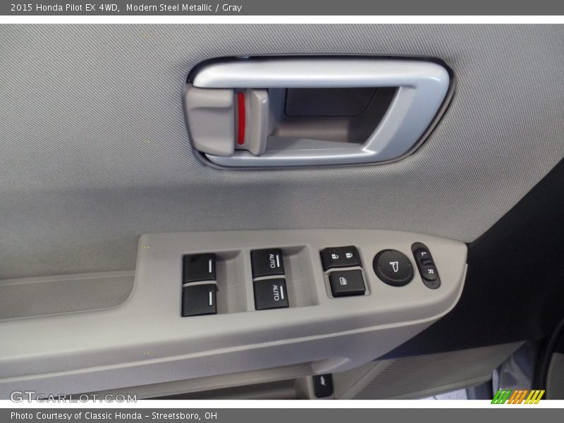 Modern Steel Metallic / Gray 2015 Honda Pilot EX 4WD