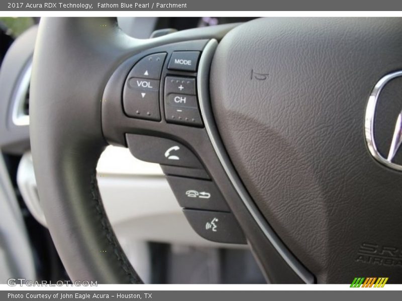 Fathom Blue Pearl / Parchment 2017 Acura RDX Technology