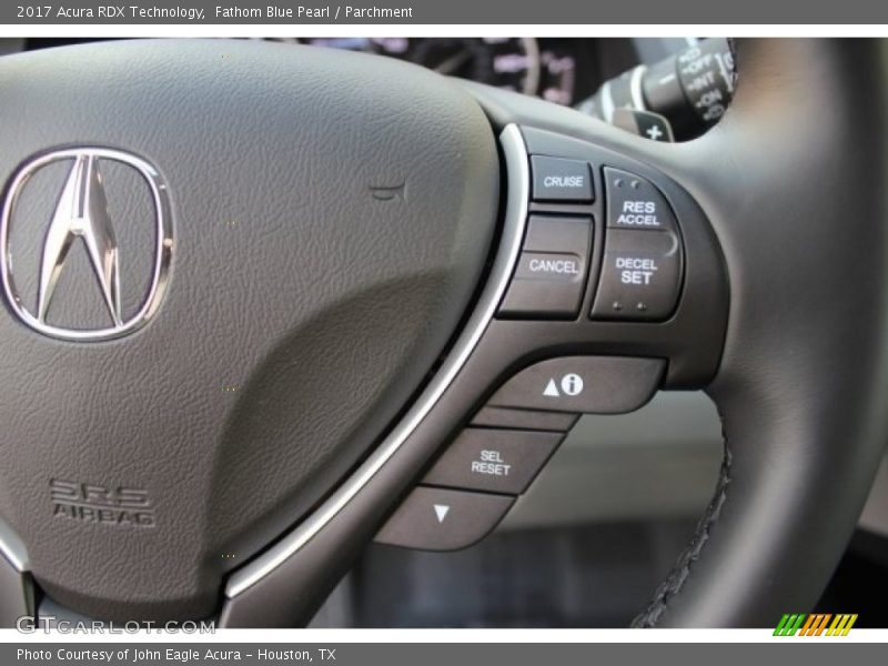 Fathom Blue Pearl / Parchment 2017 Acura RDX Technology