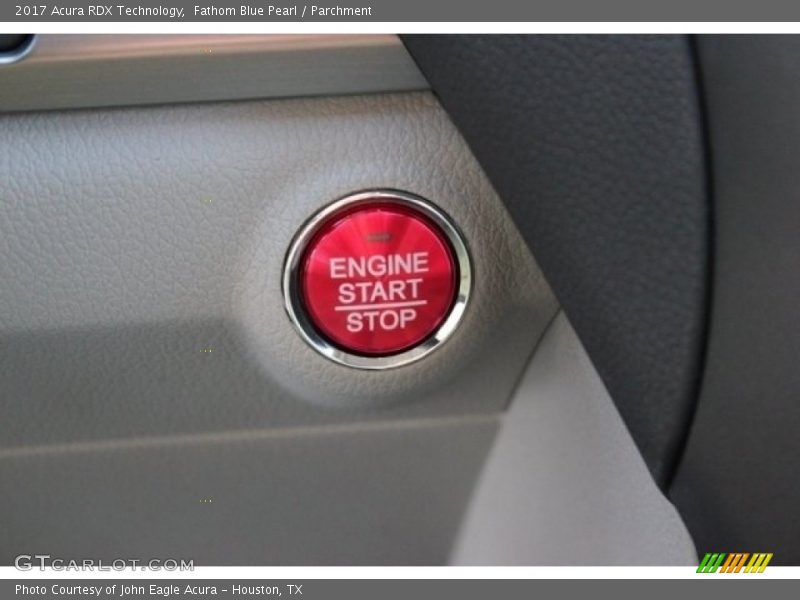 Fathom Blue Pearl / Parchment 2017 Acura RDX Technology