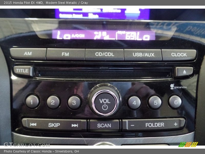 Modern Steel Metallic / Gray 2015 Honda Pilot EX 4WD