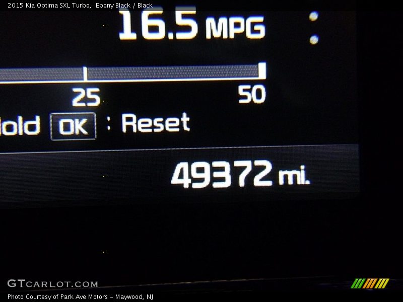 Ebony Black / Black 2015 Kia Optima SXL Turbo