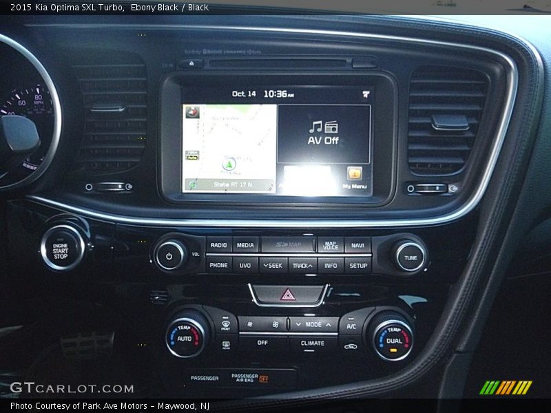 Ebony Black / Black 2015 Kia Optima SXL Turbo