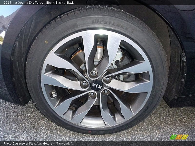 Ebony Black / Black 2015 Kia Optima SXL Turbo