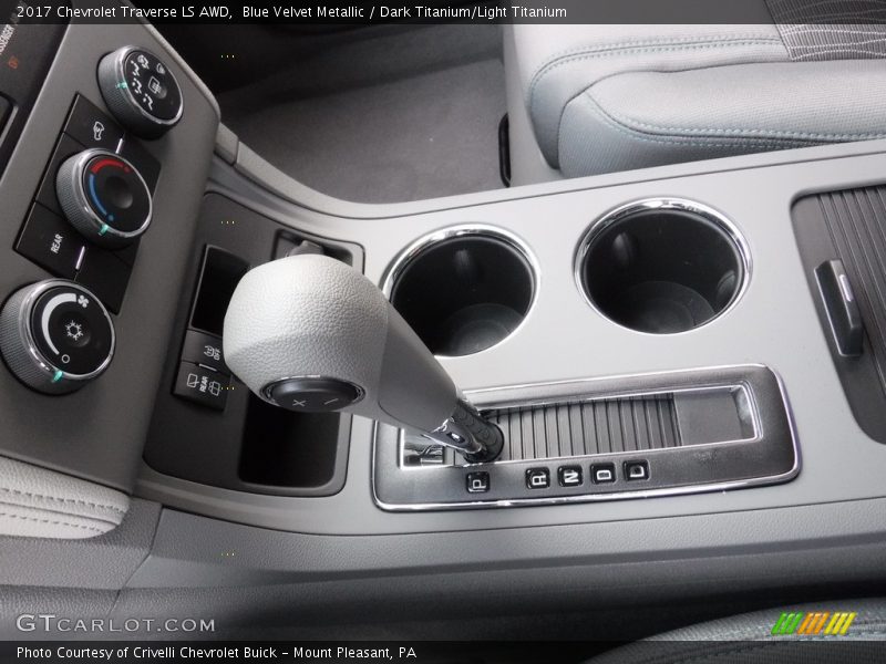Blue Velvet Metallic / Dark Titanium/Light Titanium 2017 Chevrolet Traverse LS AWD