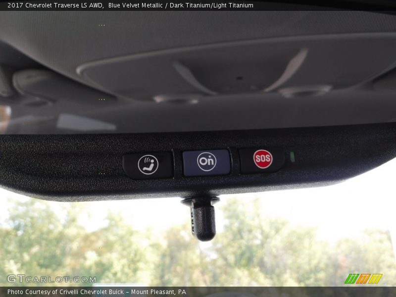Blue Velvet Metallic / Dark Titanium/Light Titanium 2017 Chevrolet Traverse LS AWD