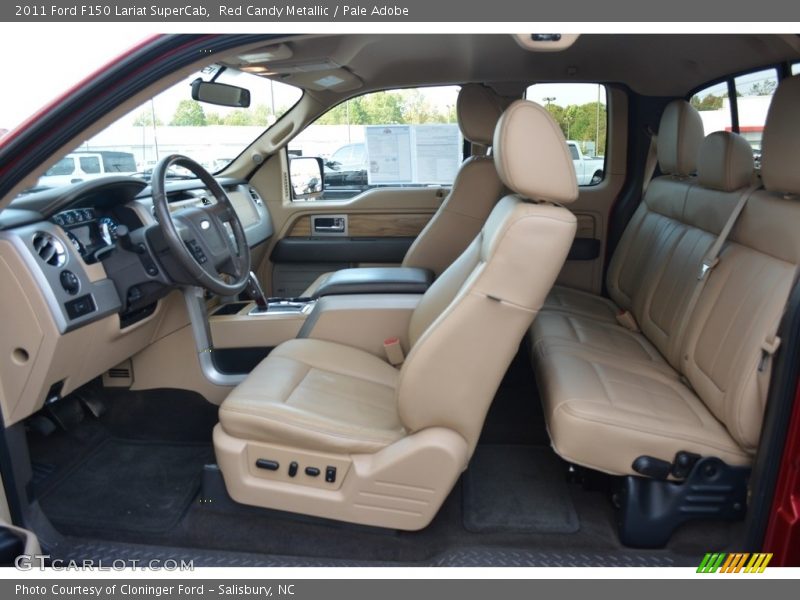 Red Candy Metallic / Pale Adobe 2011 Ford F150 Lariat SuperCab