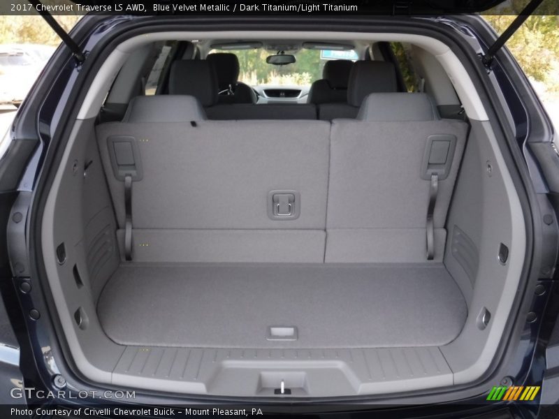 Blue Velvet Metallic / Dark Titanium/Light Titanium 2017 Chevrolet Traverse LS AWD