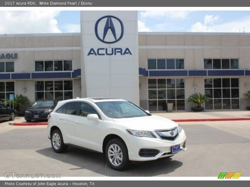 White Diamond Pearl / Ebony 2017 Acura RDX