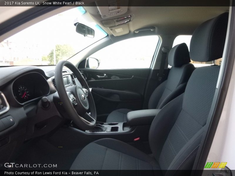  2017 Sorento LX Black Interior