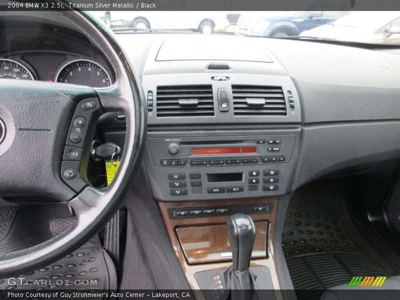 Titanium Silver Metallic / Black 2004 BMW X3 2.5i