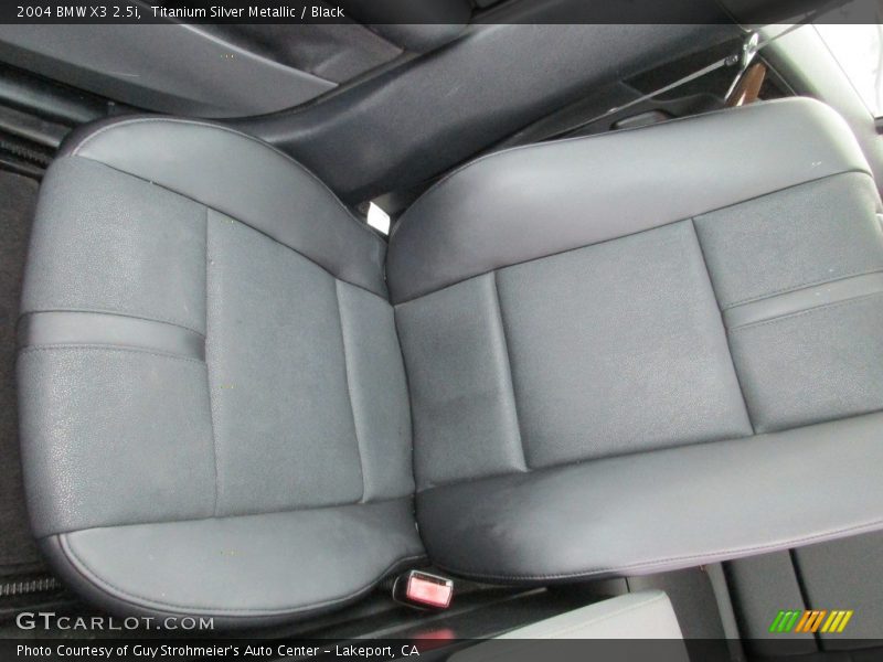 Titanium Silver Metallic / Black 2004 BMW X3 2.5i