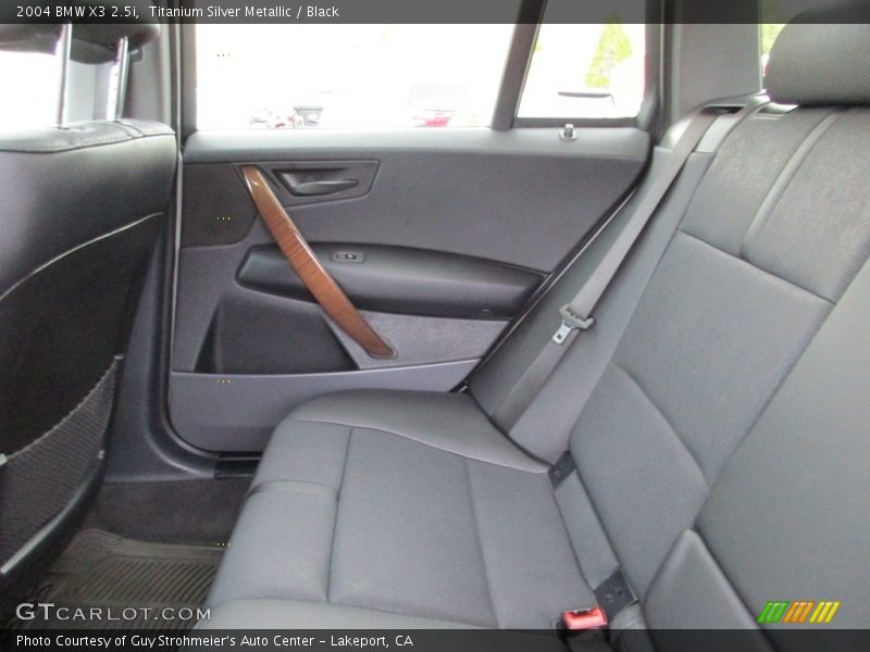 Titanium Silver Metallic / Black 2004 BMW X3 2.5i