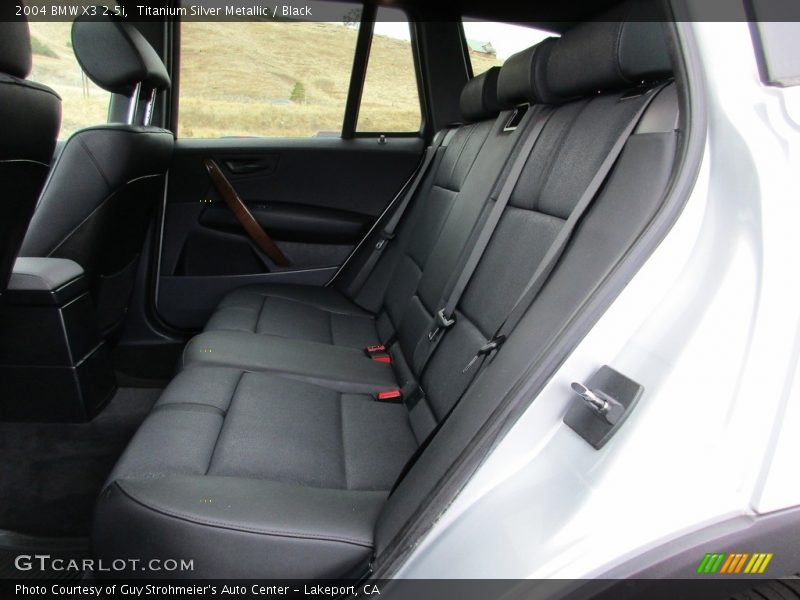 Titanium Silver Metallic / Black 2004 BMW X3 2.5i