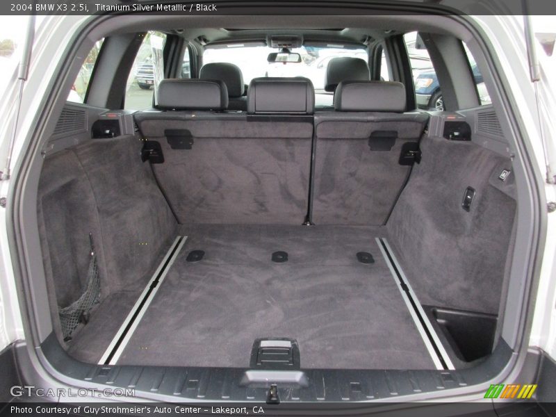 Titanium Silver Metallic / Black 2004 BMW X3 2.5i