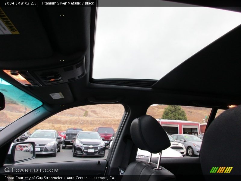 Titanium Silver Metallic / Black 2004 BMW X3 2.5i