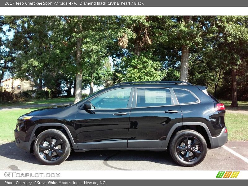  2017 Cherokee Sport Altitude 4x4 Diamond Black Crystal Pearl