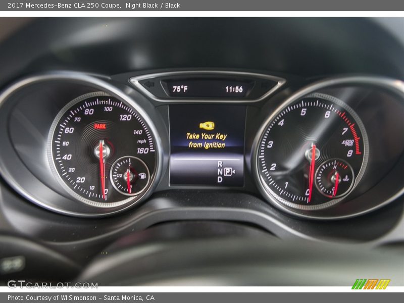  2017 CLA 250 Coupe 250 Coupe Gauges