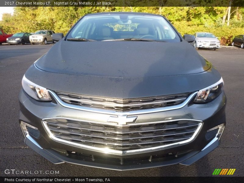 Nightfall Gray Metallic / Jet Black 2017 Chevrolet Malibu LT