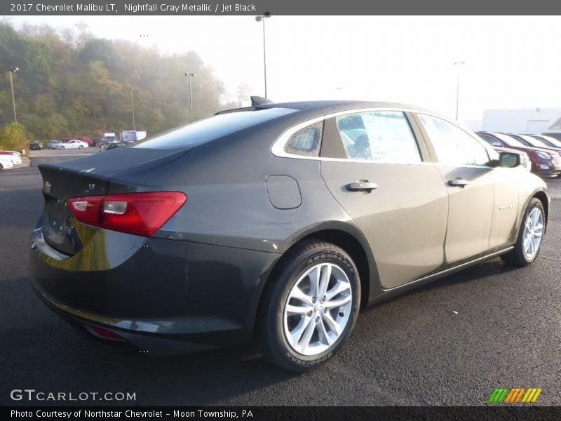 Nightfall Gray Metallic / Jet Black 2017 Chevrolet Malibu LT