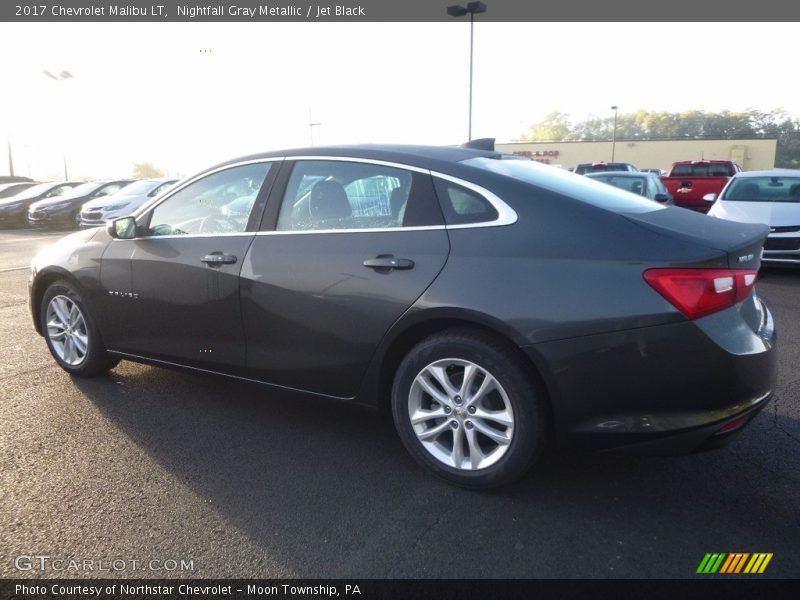 Nightfall Gray Metallic / Jet Black 2017 Chevrolet Malibu LT