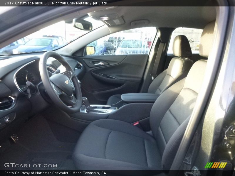 Nightfall Gray Metallic / Jet Black 2017 Chevrolet Malibu LT