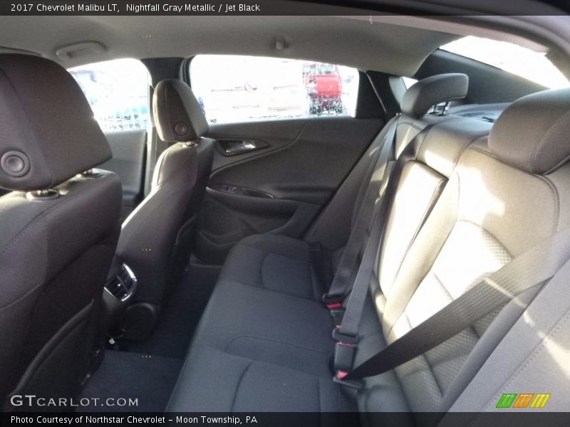 Nightfall Gray Metallic / Jet Black 2017 Chevrolet Malibu LT