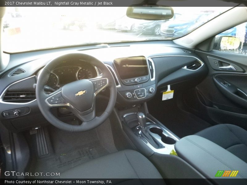Nightfall Gray Metallic / Jet Black 2017 Chevrolet Malibu LT