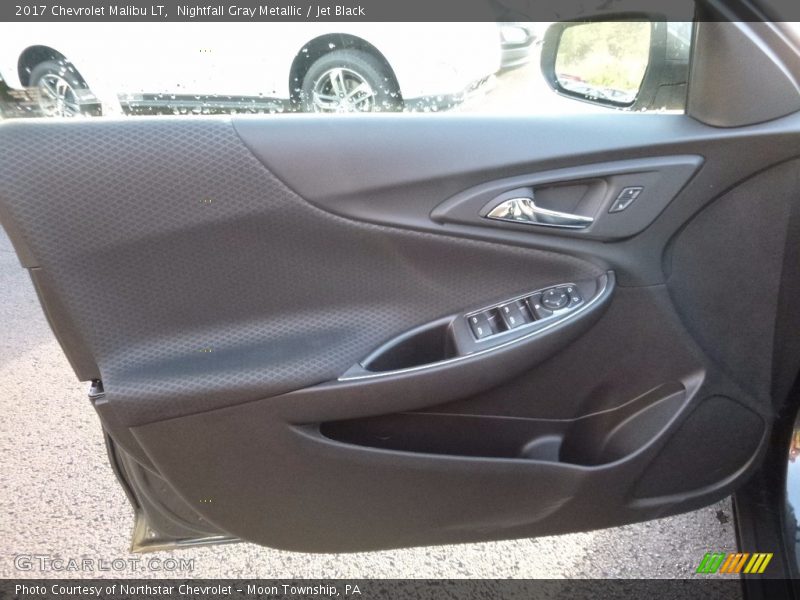 Nightfall Gray Metallic / Jet Black 2017 Chevrolet Malibu LT
