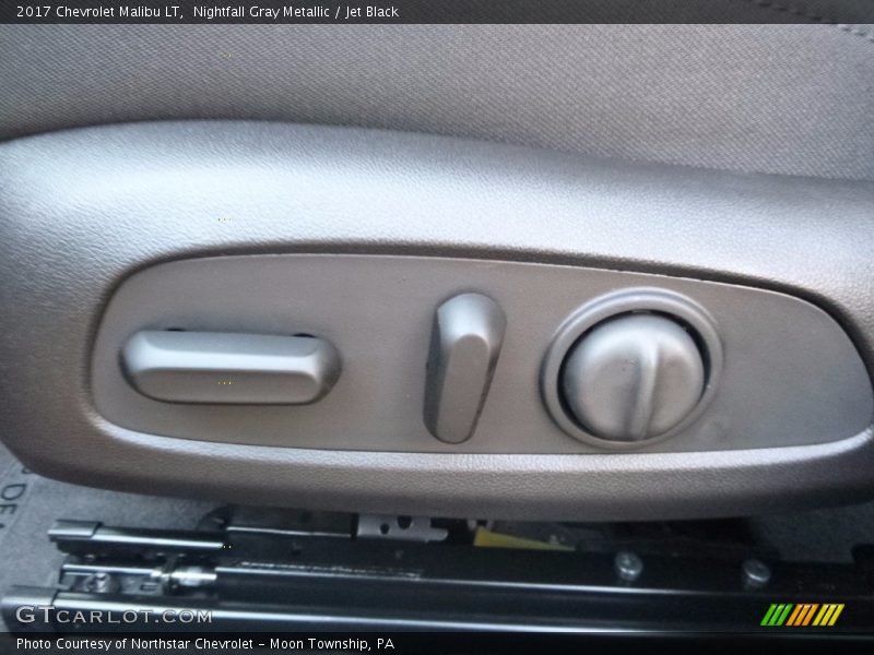 Nightfall Gray Metallic / Jet Black 2017 Chevrolet Malibu LT