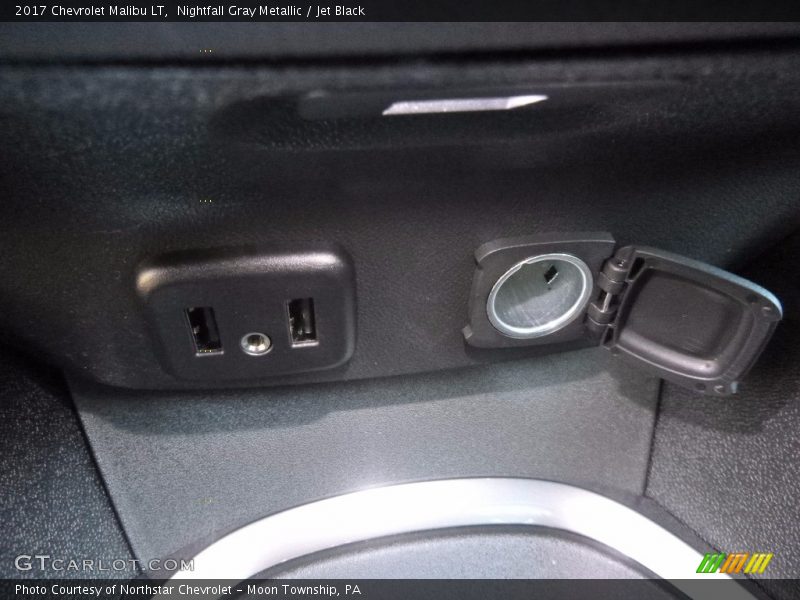 Nightfall Gray Metallic / Jet Black 2017 Chevrolet Malibu LT