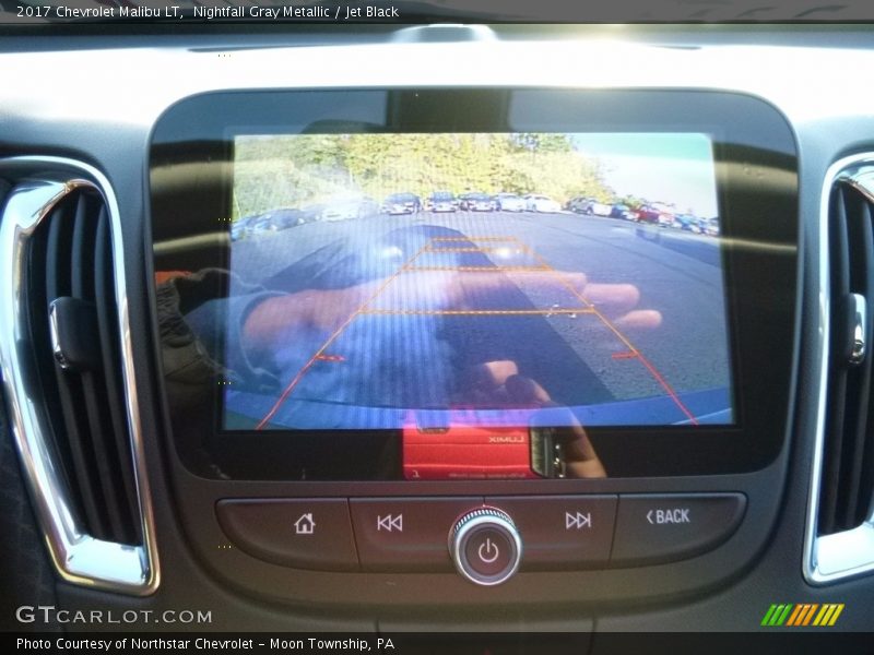 Nightfall Gray Metallic / Jet Black 2017 Chevrolet Malibu LT