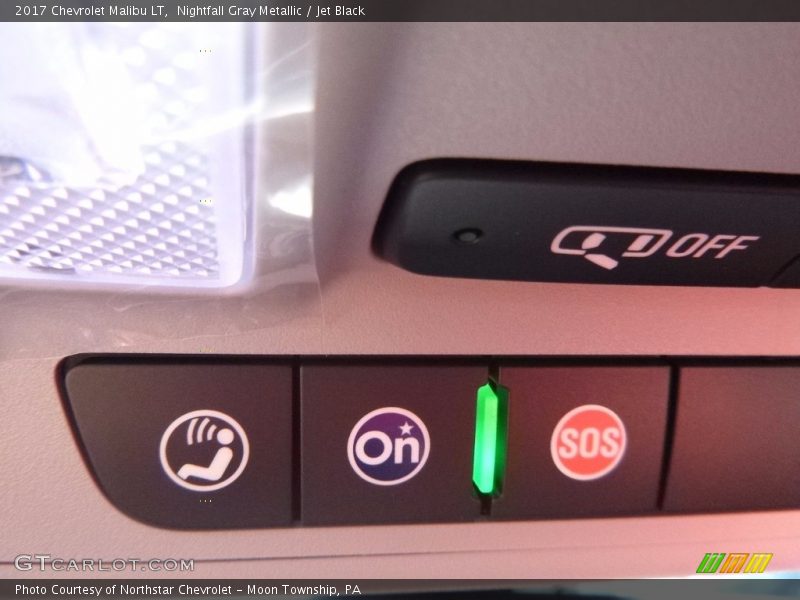 Nightfall Gray Metallic / Jet Black 2017 Chevrolet Malibu LT