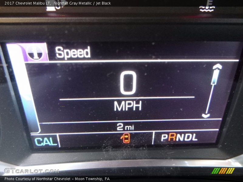 Nightfall Gray Metallic / Jet Black 2017 Chevrolet Malibu LT