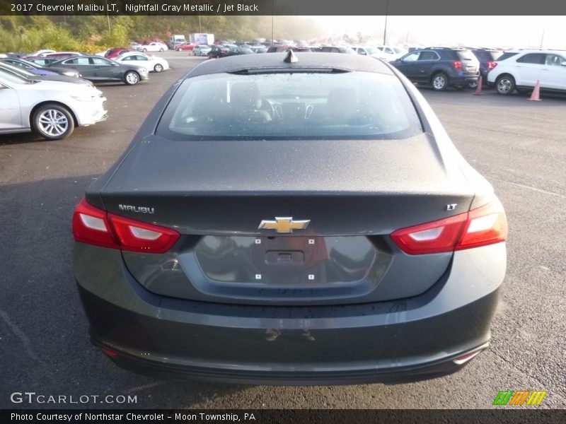 Nightfall Gray Metallic / Jet Black 2017 Chevrolet Malibu LT