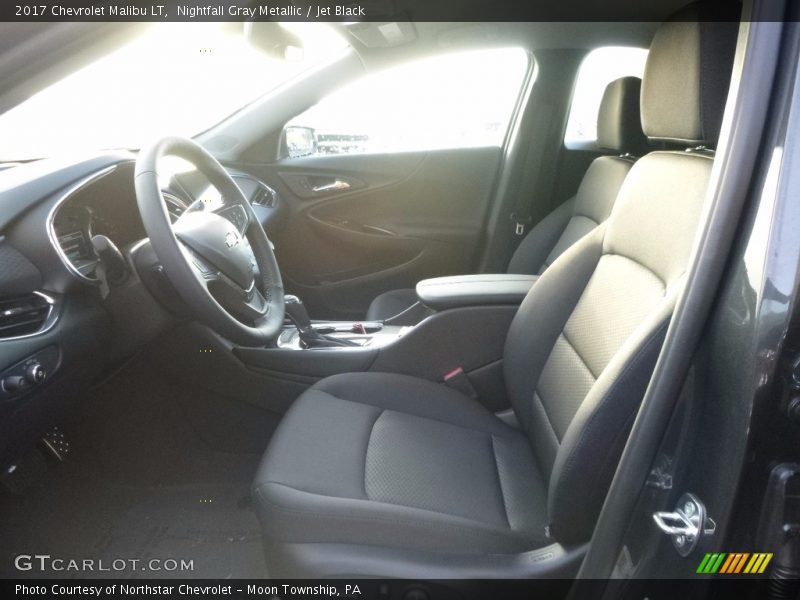 Nightfall Gray Metallic / Jet Black 2017 Chevrolet Malibu LT