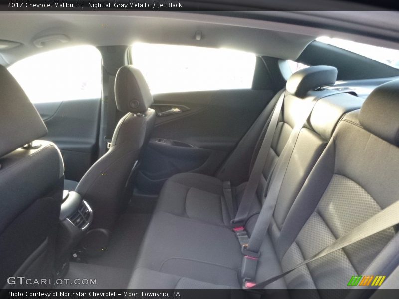 Nightfall Gray Metallic / Jet Black 2017 Chevrolet Malibu LT