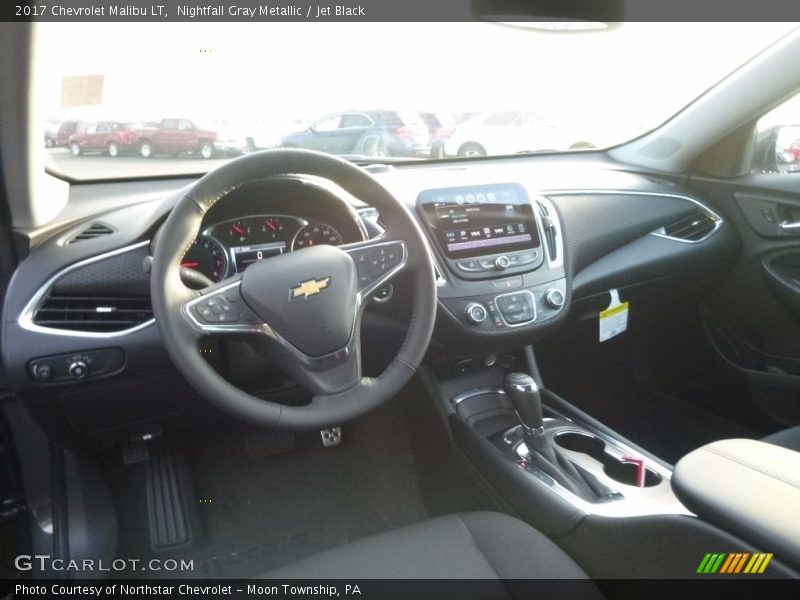 Nightfall Gray Metallic / Jet Black 2017 Chevrolet Malibu LT