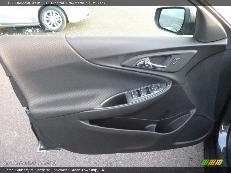 Nightfall Gray Metallic / Jet Black 2017 Chevrolet Malibu LT