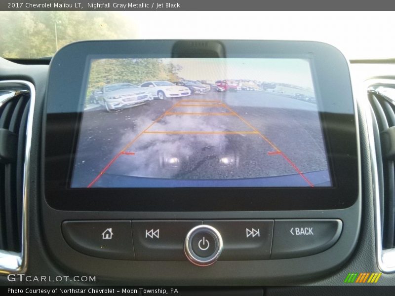 Nightfall Gray Metallic / Jet Black 2017 Chevrolet Malibu LT