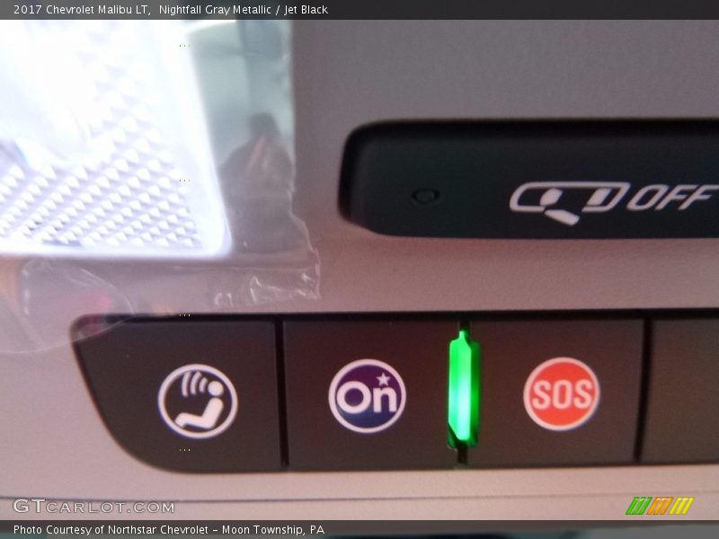 Nightfall Gray Metallic / Jet Black 2017 Chevrolet Malibu LT