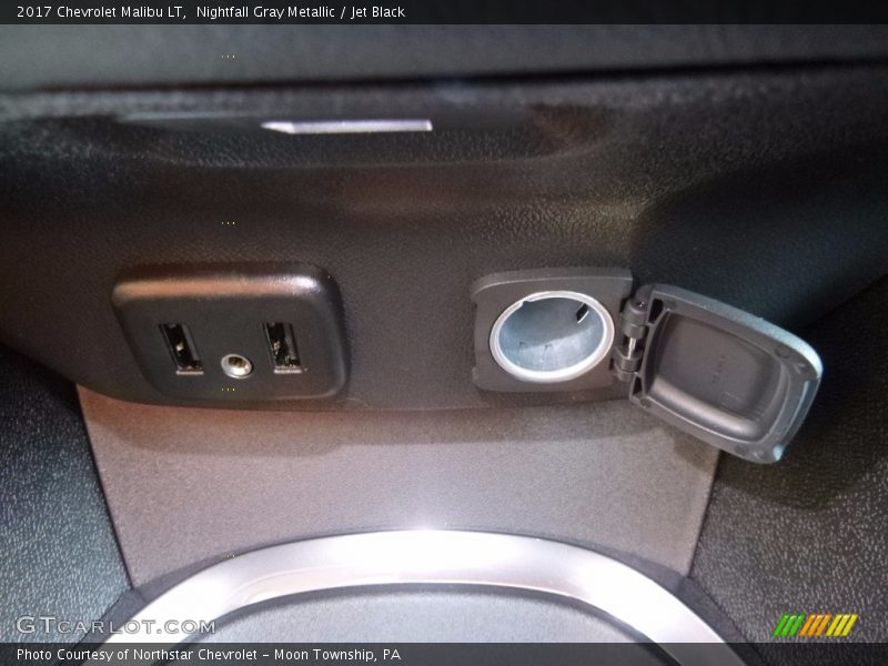 Nightfall Gray Metallic / Jet Black 2017 Chevrolet Malibu LT