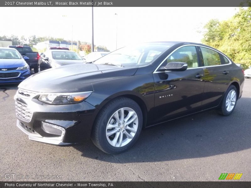 Mosaic Black Metallic / Jet Black 2017 Chevrolet Malibu LT