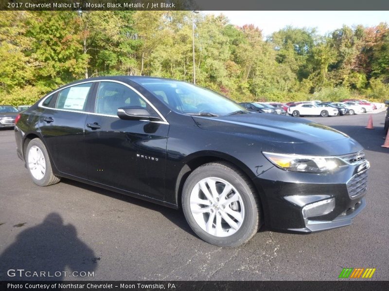 Mosaic Black Metallic / Jet Black 2017 Chevrolet Malibu LT
